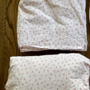 Simply Shabby Chic Rachel Ashwell Twin Mon Ami Amie Sheet Set Twin Rose Bud